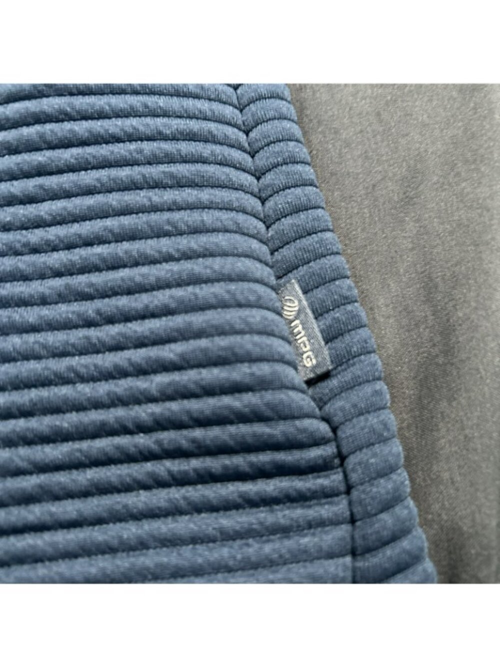 MPG Womens Full-Zip Ribbed Jacket Blue XL Polyester Blend Long Sleeve Pre-Owned - Picture 2 of 10